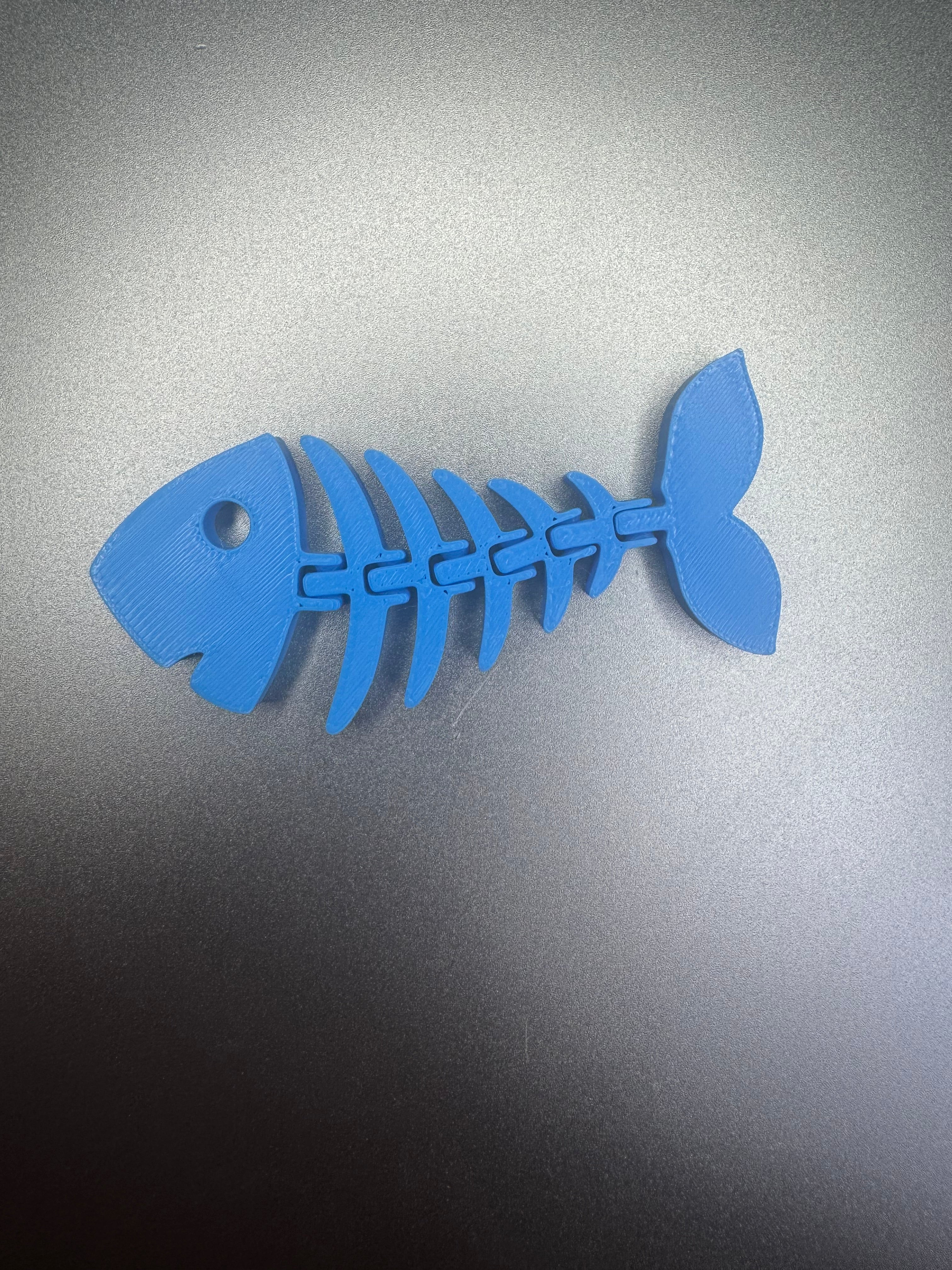 Flexi fish keychain